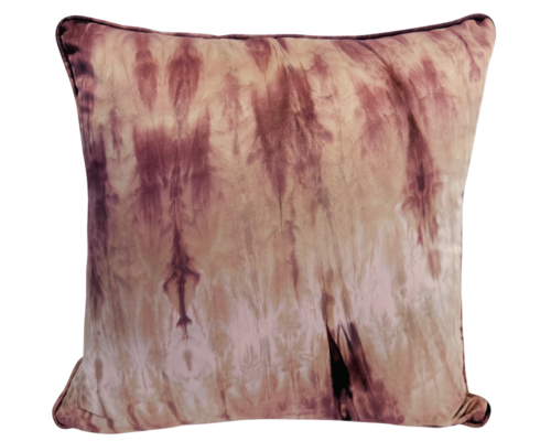 Dusky Night Silk Square Cushion